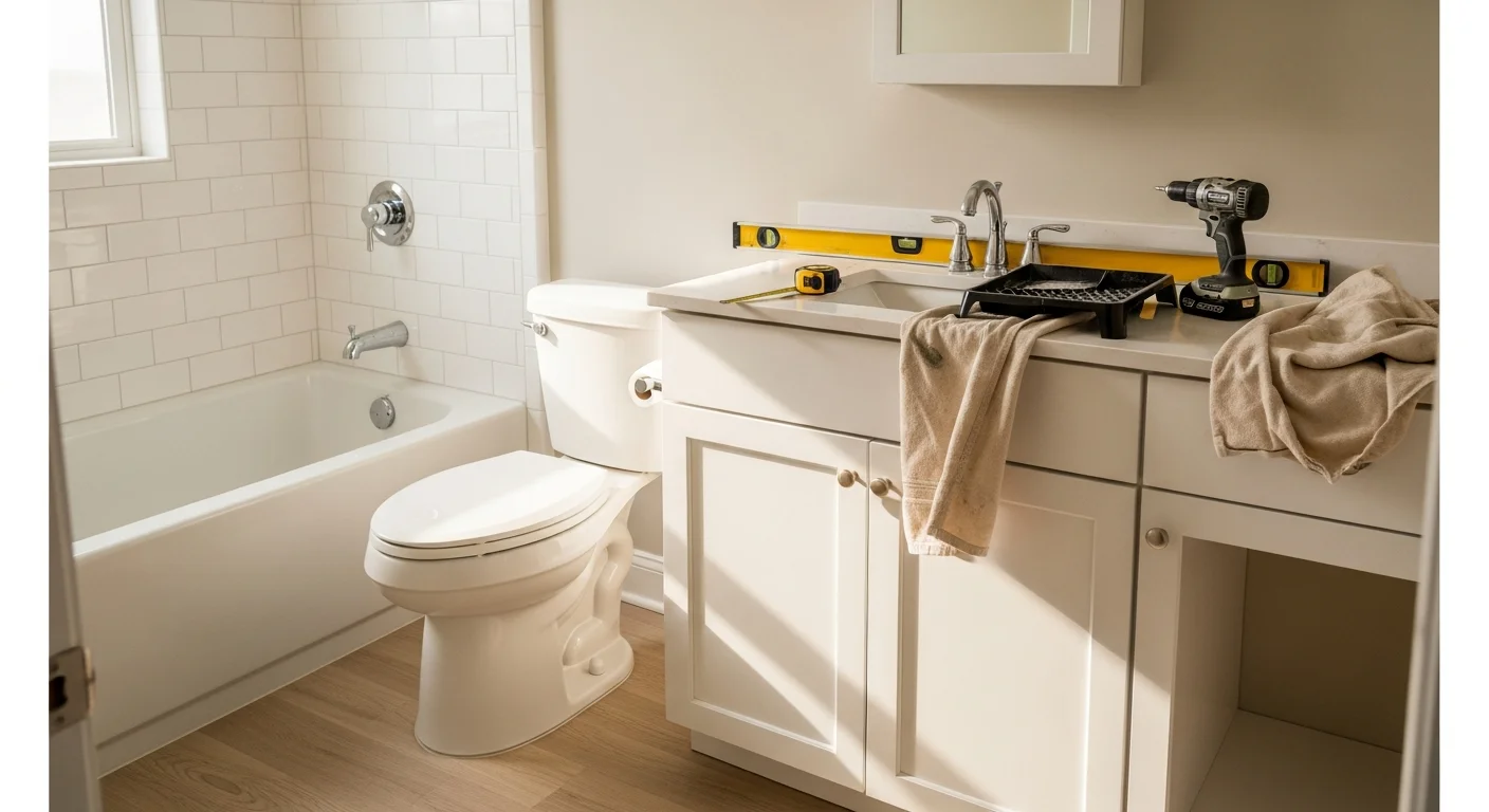General contractor working on home remodeling project